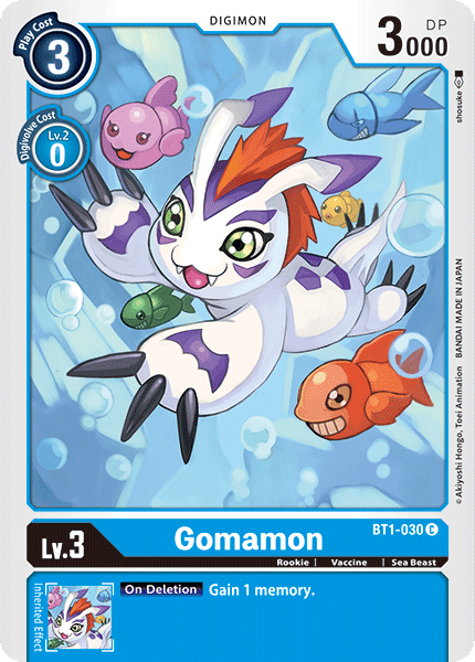 Gomamon [BT1-030] [Release Special Booster Ver.1.0] | Black Swamp Games