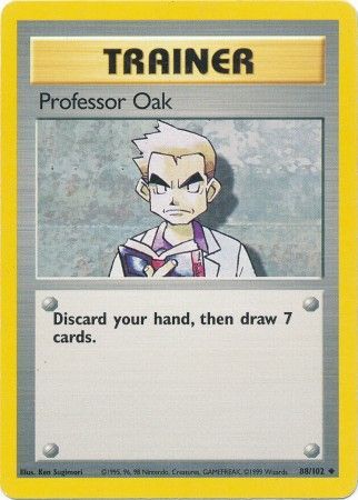 Professor Oak (88/102) [Base Set Unlimited] | Black Swamp Games