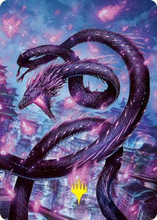 Junji, the Midnight Sky 2 Art Card (Gold-Stamped Signature) [Kamigawa: Neon Dynasty Art Series] | Black Swamp Games