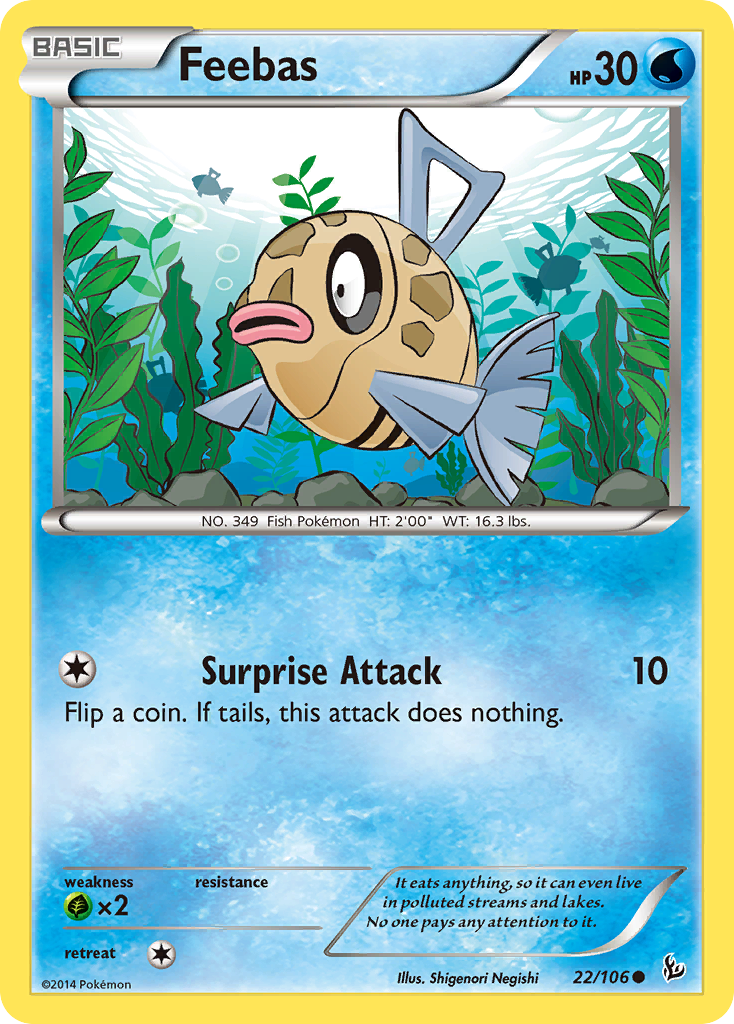 Feebas (22/106) [XY: Flashfire] | Black Swamp Games