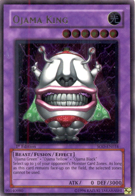 Ojama King [SOD-EN034] Ultimate Rare | Black Swamp Games