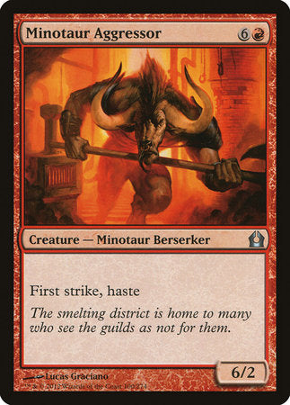 Minotaur Aggressor [Return to Ravnica] | Black Swamp Games