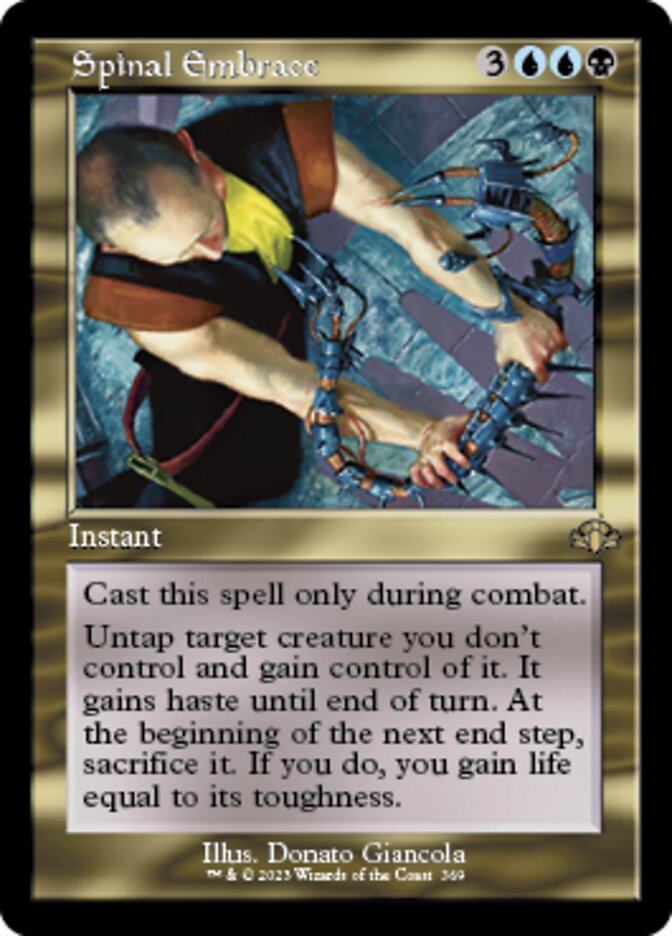 Spinal Embrace (Retro) [Dominaria Remastered] | Black Swamp Games