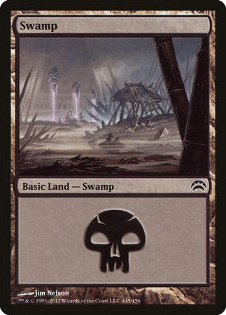 Swamp (145) [Planechase 2012] | Black Swamp Games