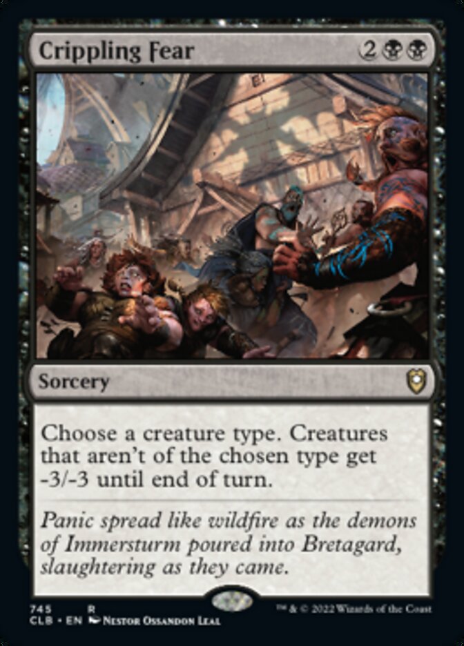 Crippling Fear [Commander Legends: Battle for Baldur's Gate] | Black Swamp Games