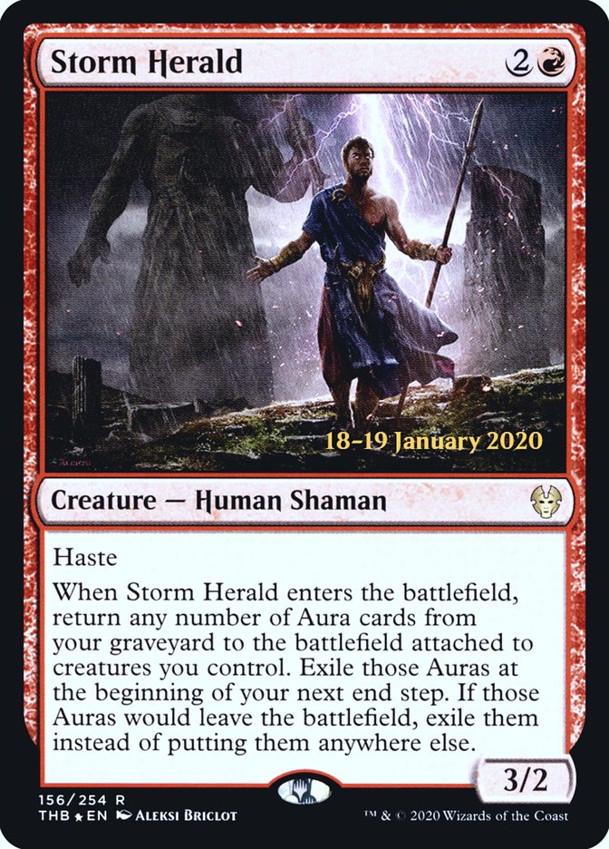 Storm Herald [Theros Beyond Death Prerelease Promos] | Black Swamp Games