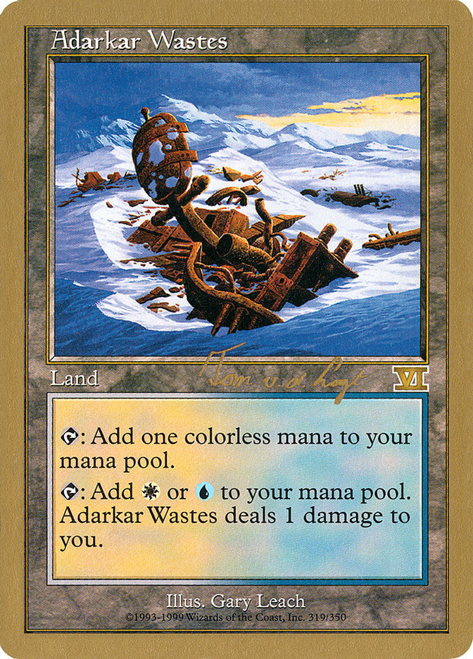 Adarkar Wastes (Tom van de Logt) [World Championship Decks 2000] | Black Swamp Games