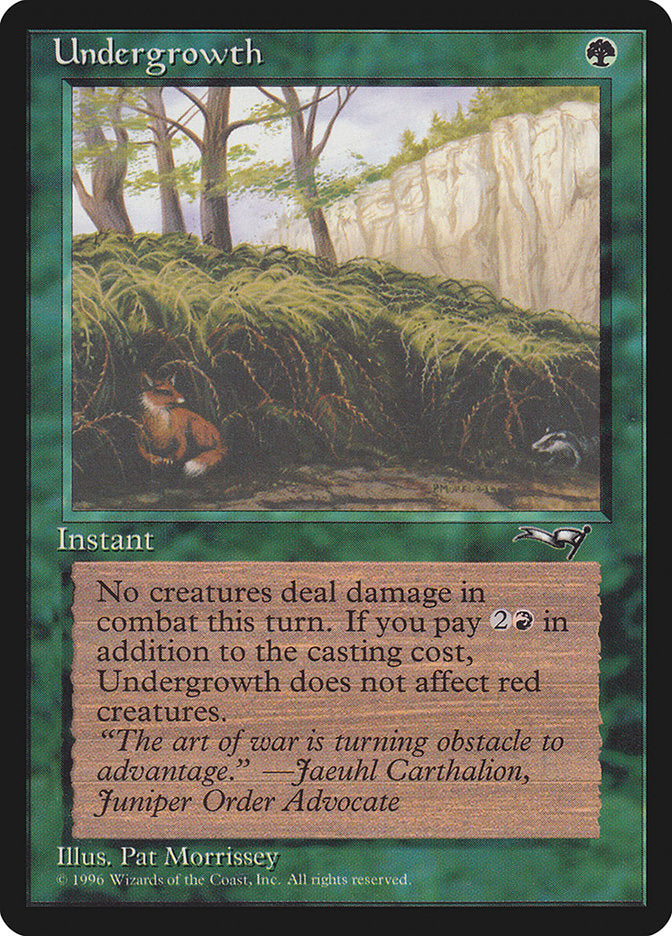 Undergrowth (Fox Art) [Alliances] | Black Swamp Games