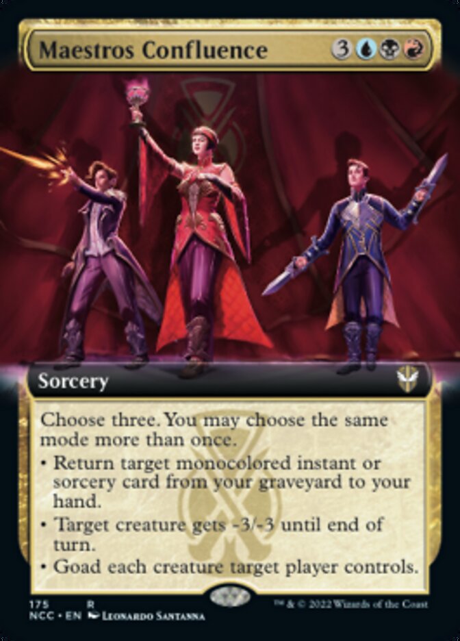 Maestros Confluence (Extended Art) [Streets of New Capenna Commander] | Black Swamp Games