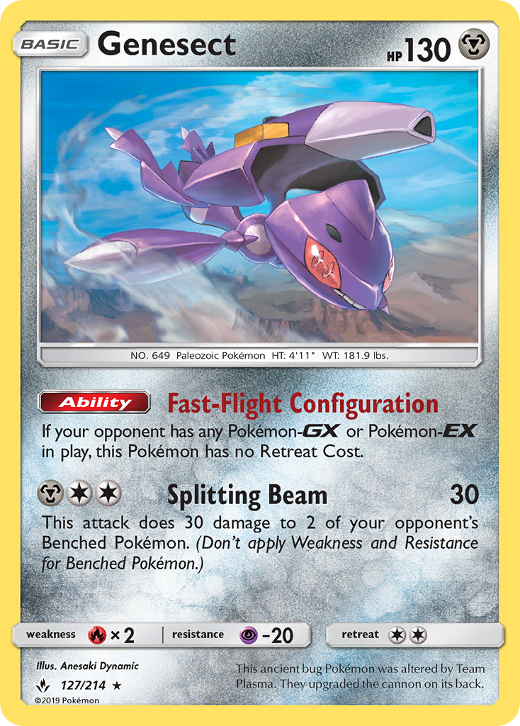 Genesect (127/214) [Sun & Moon: Unbroken Bonds] | Black Swamp Games