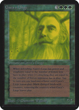 Gaea's Liege [Limited Edition Alpha] | Black Swamp Games
