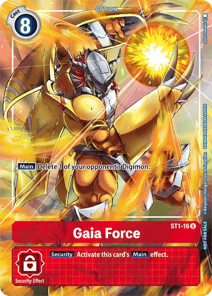 Gaia Force [ST1-16] (Tamer's Evolution Box) [Starter Deck: Gaia Red Promos] | Black Swamp Games