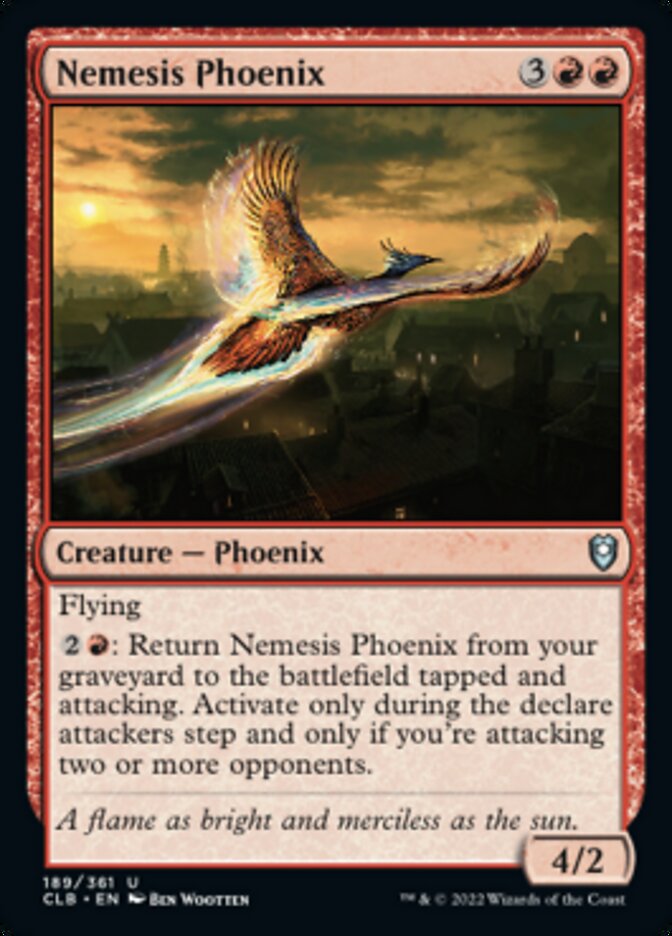 Nemesis Phoenix [Commander Legends: Battle for Baldur's Gate] | Black Swamp Games