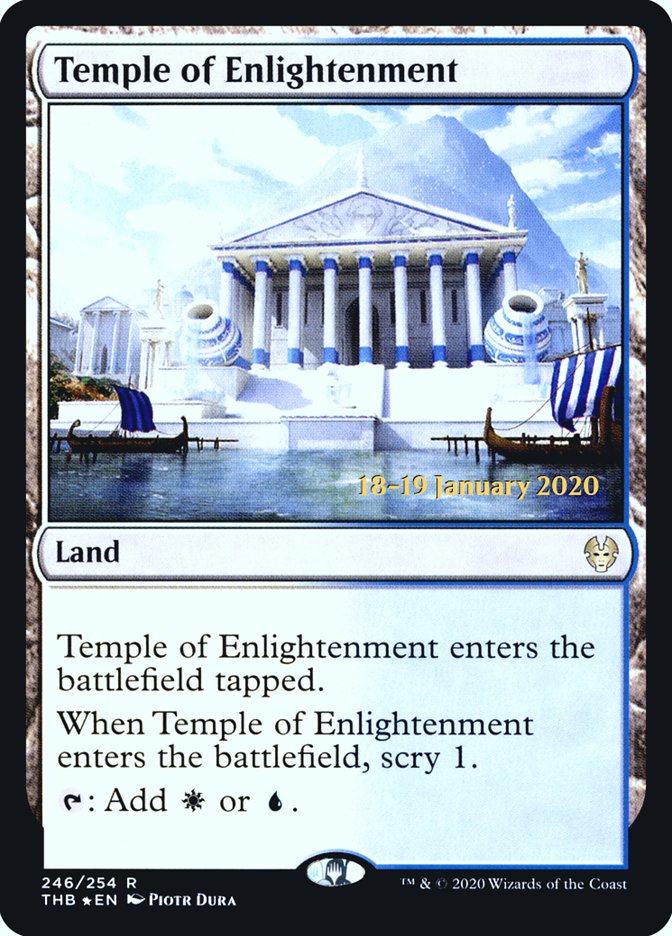 Temple of Enlightenment [Theros Beyond Death Prerelease Promos] | Black Swamp Games