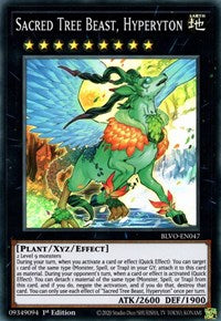 Sacred Tree Beast, Hyperyton [BLVO-EN047] Super Rare | Black Swamp Games