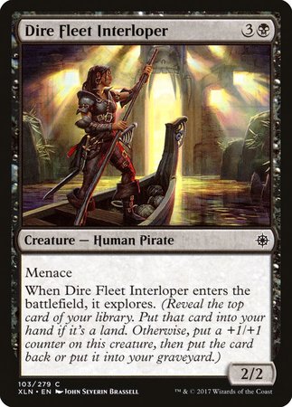 Dire Fleet Interloper [Ixalan] | Black Swamp Games