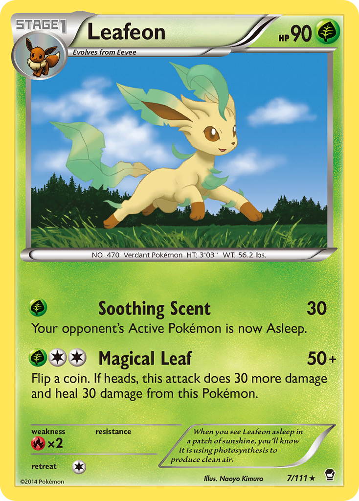 Leafeon (7/111) [XY: Furious Fists] | Black Swamp Games