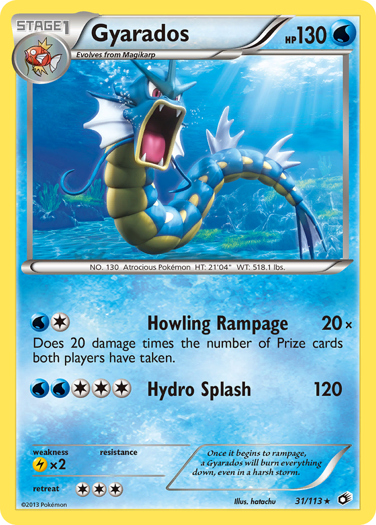 Gyarados (31/113) [Black & White: Legendary Treasures] | Black Swamp Games