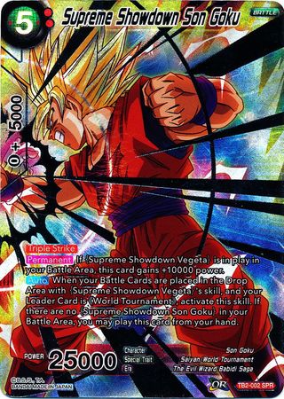Supreme Showdown Son Goku (SPR) [TB2-002] | Black Swamp Games