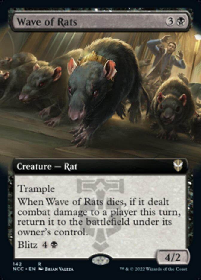Wave of Rats (Extended Art) [Streets of New Capenna Commander] | Black Swamp Games