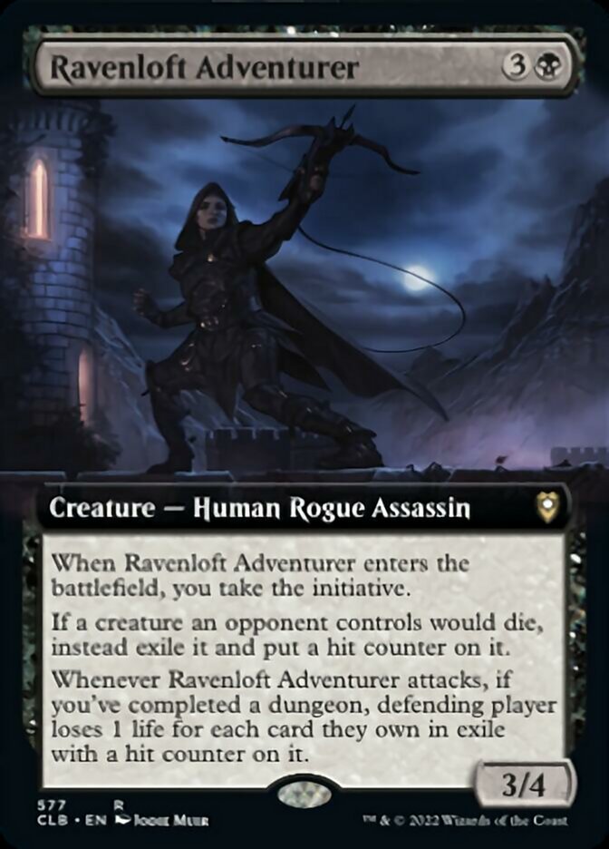 Ravenloft Adventurer (Extended Art) [Commander Legends: Battle for Baldur's Gate] | Black Swamp Games