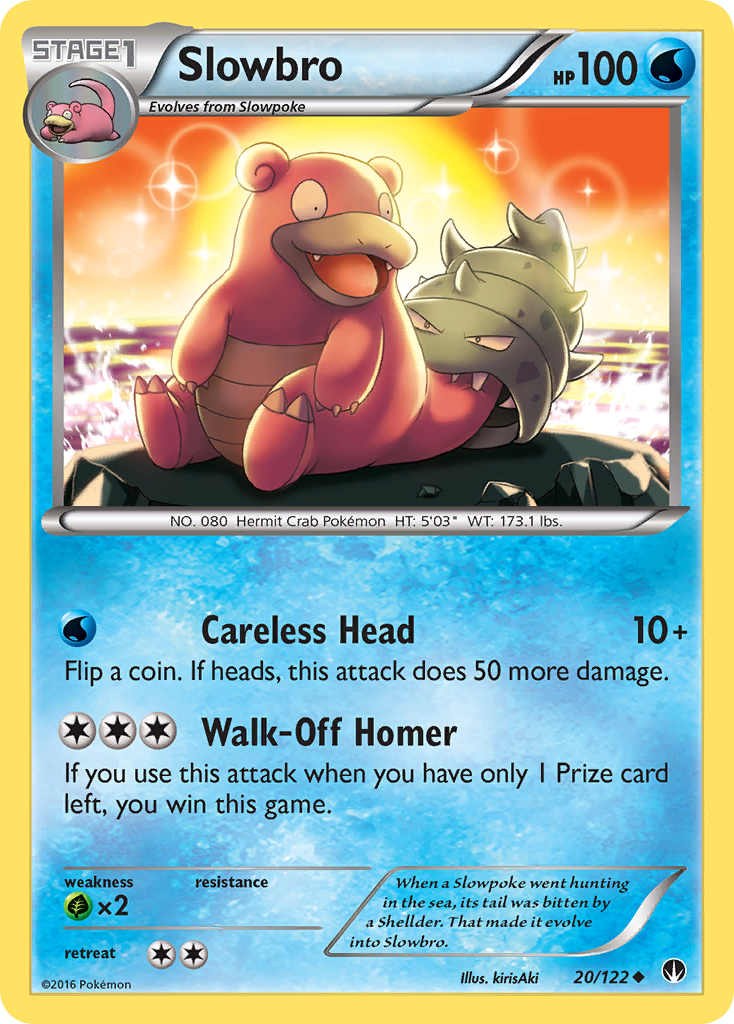 Slowbro (20/122) [XY: BREAKpoint] | Black Swamp Games