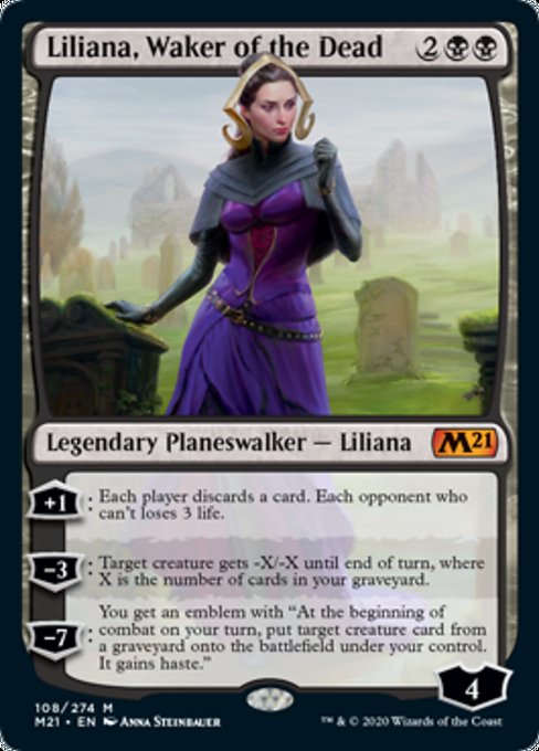 Liliana, Waker of the Dead [Core Set 2021] | Black Swamp Games