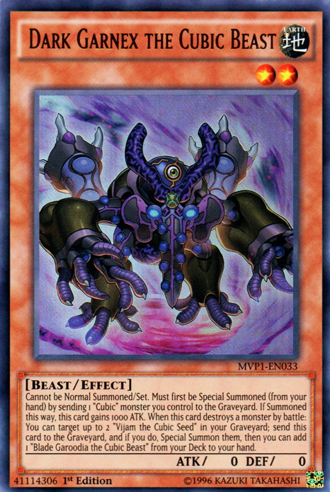 Dark Garnex the Cubic Beast [MVP1-EN033] Ultra Rare | Black Swamp Games