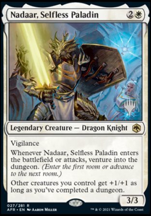 Nadaar, Selfless Paladin (Promo Pack) [Dungeons & Dragons: Adventures in the Forgotten Realms Promos] | Black Swamp Games