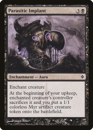 Parasitic Implant [New Phyrexia] | Black Swamp Games