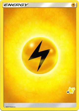 Lightning Energy (Pikachu Stamp #43) [Battle Academy 2020] | Black Swamp Games