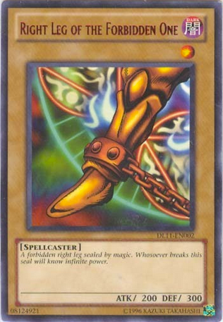 Right Leg of the Forbidden One (Purple) [DL11-EN002] Rare | Black Swamp Games