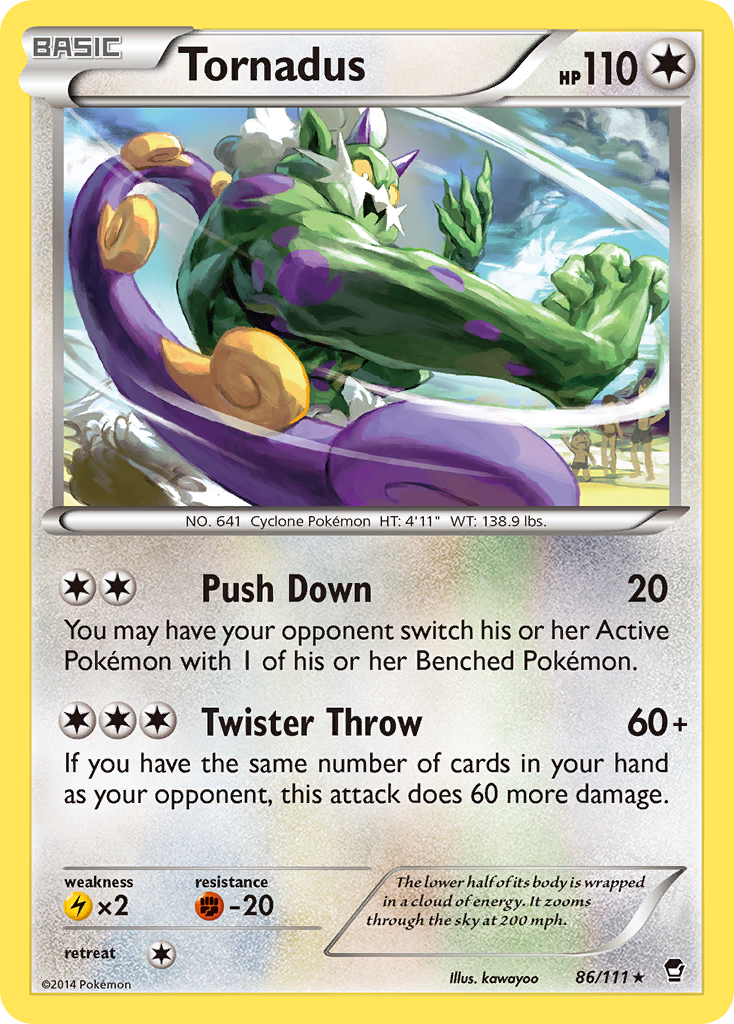 Tornadus (86/111) [XY: Furious Fists] | Black Swamp Games