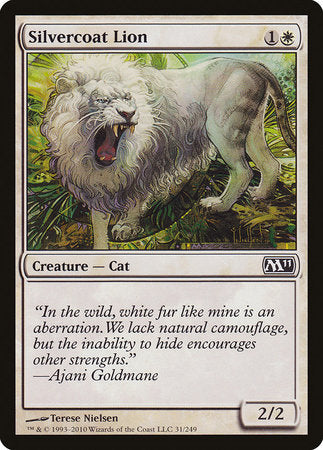 Silvercoat Lion [Magic 2011] | Black Swamp Games