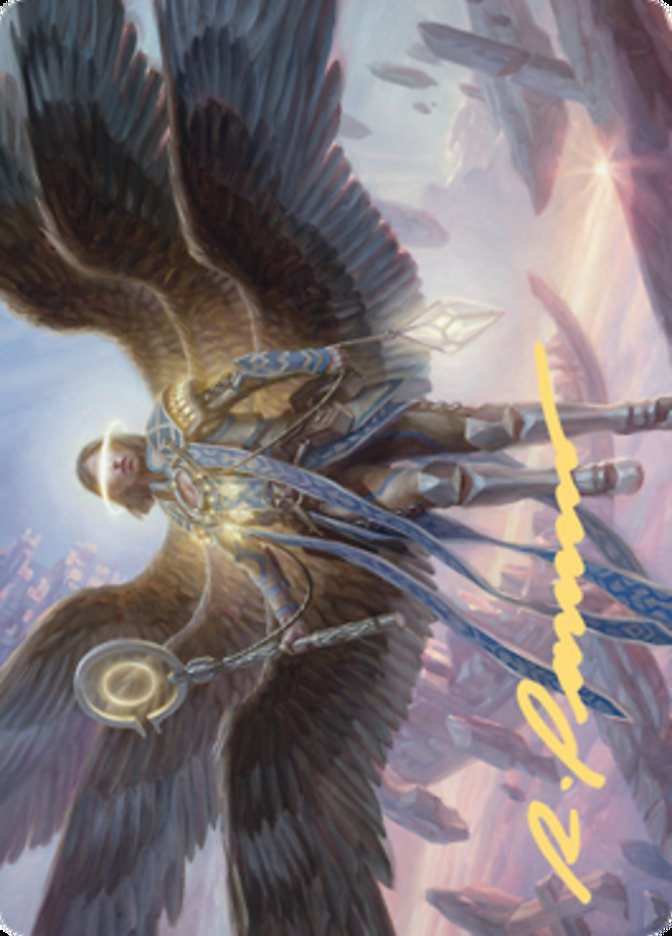 Angel of Destiny Art Card (Gold-Stamped Signature) [Zendikar Rising Art Series] | Black Swamp Games