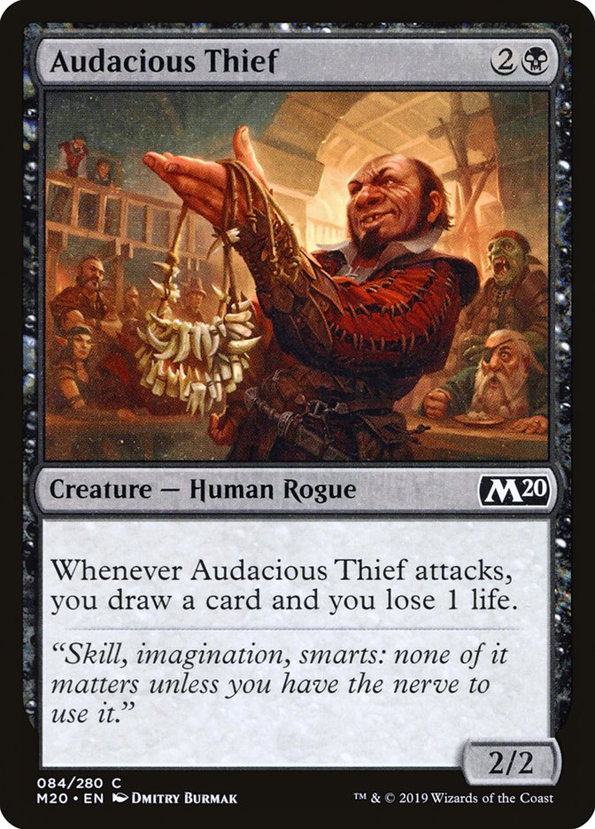 Audacious Thief [Core Set 2020] | Black Swamp Games