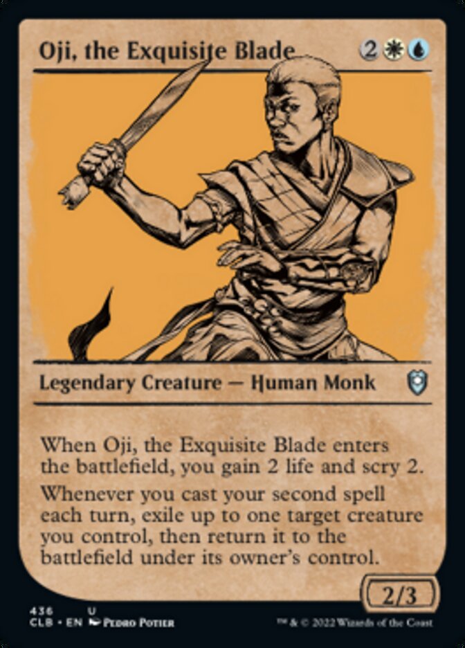 Oji, the Exquisite Blade (Showcase) [Commander Legends: Battle for Baldur's Gate] | Black Swamp Games