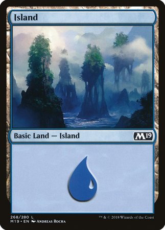 Island (268) [Core Set 2019] | Black Swamp Games