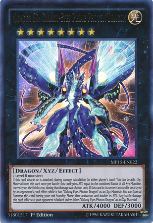 Number 62: Galaxy-Eyes Prime Photon Dragon [MP15-EN022] Ultra Rare | Black Swamp Games