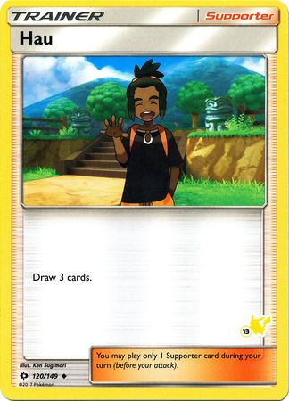 Hau (120/149) (Pikachu Stamp #13) [Battle Academy 2020] | Black Swamp Games