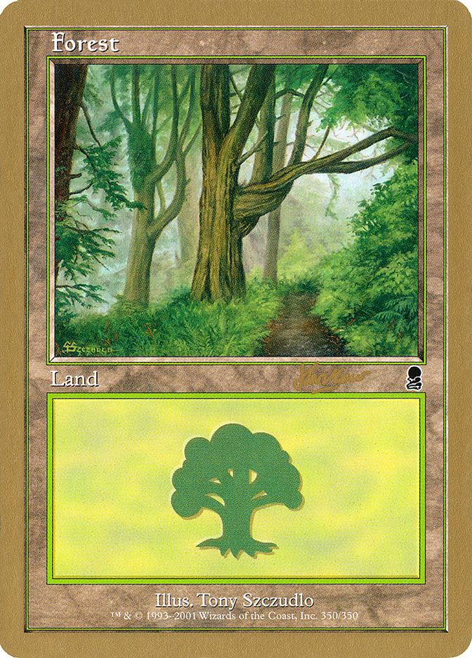 Forest (shh350) (Sim Han How) [World Championship Decks 2002] | Black Swamp Games