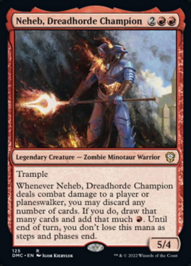 Neheb, Dreadhorde Champion [Dominaria United Commander] | Black Swamp Games