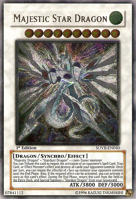 Majestic Star Dragon [SOVR-EN040] Ultimate Rare | Black Swamp Games