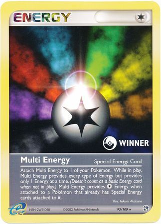 Multi Energy (93/100) (Winner League Promo) [EX: Sandstorm] | Black Swamp Games