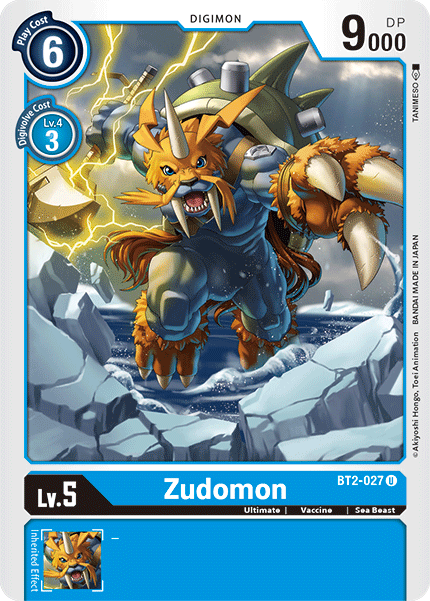 Zudomon [BT2-027] [Release Special Booster Ver.1.5] | Black Swamp Games