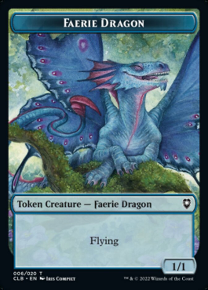 Faerie Dragon Token [Commander Legends: Battle for Baldur's Gate Tokens] | Black Swamp Games