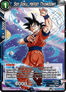 Son Goku, Hellish Throwdown (Common) [BT13-056] | Black Swamp Games