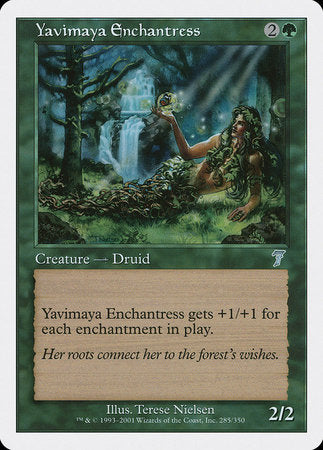 Yavimaya Enchantress [Seventh Edition] | Black Swamp Games