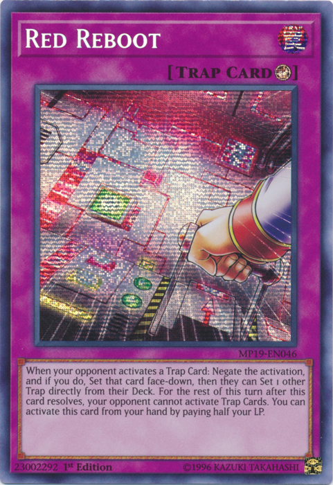 Red Reboot [MP19-EN046] Prismatic Secret Rare | Black Swamp Games