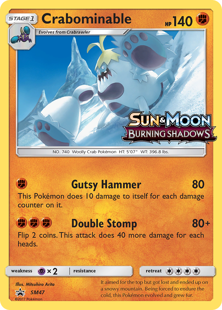 Crabominable (SM47) [Sun & Moon: Black Star Promos] | Black Swamp Games